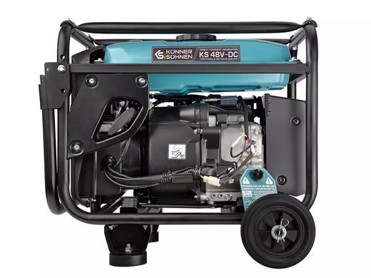 Генератор постійного струму бензиновий Konner&Sohnen KS 48V-DC, 3.3кВт, 48-54B, 70А, електростартер, 36.5кг (KS48V-DC) [105975]
