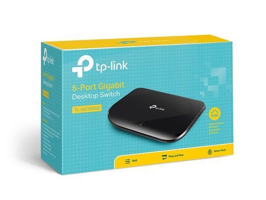 Комутатор некерований, мережеве обладнання, TP-LINK (TL-SG1005D) [500954]