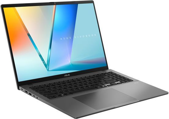 Ноутбук ASUS Vivobook S16 S3607VA-RP145 16" FHD IPS, Intel 7 240H, 16GB, F512GB, UMA, NoOS, Сірий (90NB1672-M00A30) [114488]