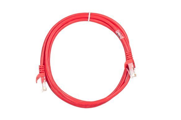 Патч-корд 2E САТ 5e, UTP, 1.50м, 26AWG, RJ45, 7/0.16, Cu, PVC, червоний (2E-PC5ECOP-150RD) [109865]