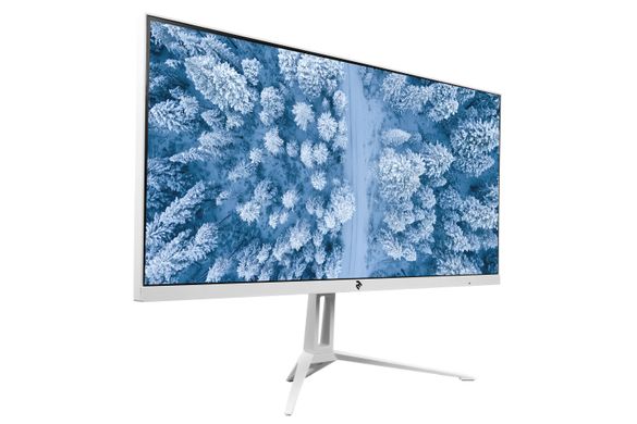 2E Монітор 25.7" D2621W HDMI, DP, Audio, IPS, 2560x1080, 21:9, 75Hz, FreeSync, White (2E-D2621W-01.UA)