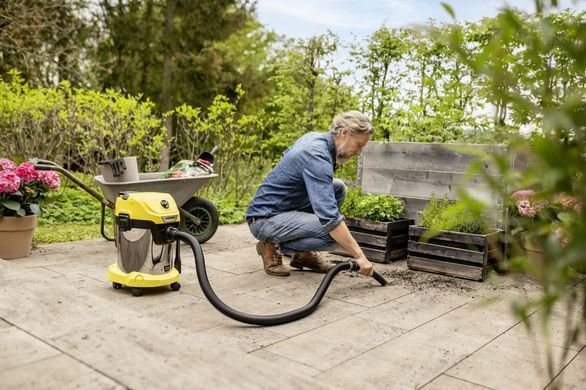 Пилосос професійний акумуляторний Karcher WD 3-18 S V-17/20 18В 110мБар контейнер 17л без АКБ та ЗП (1.628-575.0) [113942]