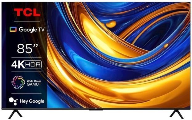 Телевізор 85" TCL LED 4K 60Hz Smart Google TV Titan (85P69B) [12209]