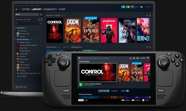 Ігрова консоль Valve STEAM DECK OLED 512GB Certified Refurbished (1020_512CR) [110778]