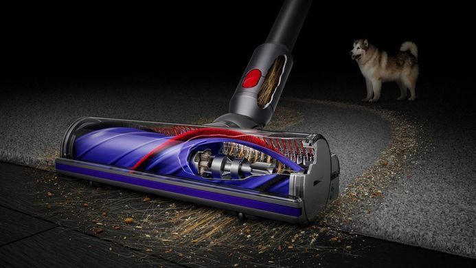 Пилосос Dyson безпровідний SV25 V8 Advanced 425Вт, конт пил -0.54л, автон. робота до 40хв, турборежим, сіро-фіолетовий (492636-01) [102468]
