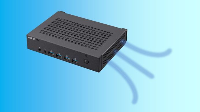 Комп'ютер персональний неттоп ASUS PN43-BBN200MD MFF, Intel N200, 1*SO-DIMM, M.2SSD, UMA, WiFi, NoOS (90MR0172-M00040) [109997]