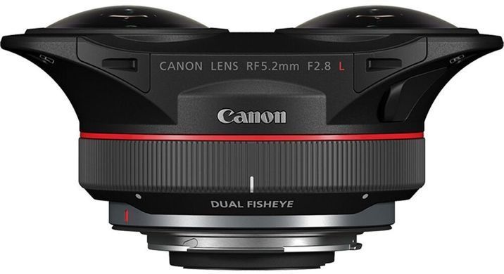 Об'єктив Canon RF 5.2mm f/2.8 Dual Fisheye (5554C005) [107887]