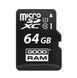 Карта пам'яті microSDXC (UHS-1) GoodRam 64Gb class 10 (adapter SD) (M1AA-0640R11) [805258], фото 3