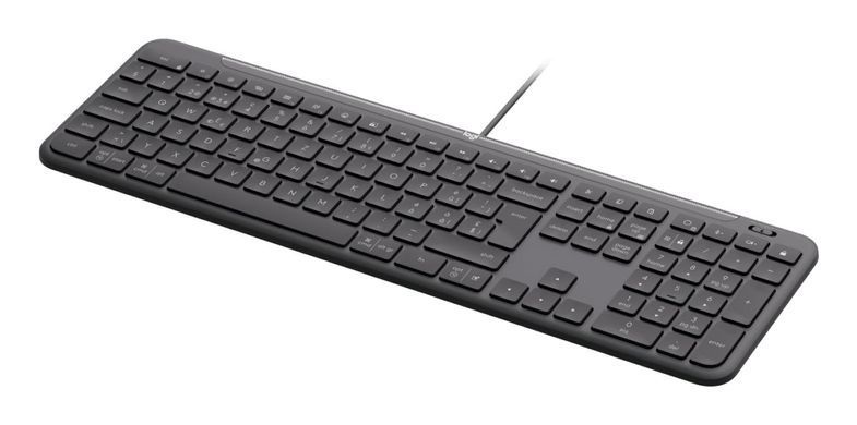 Клавіатура дротова LOGITECH Signature Slim K620 Wired Keyboard for Business - GRAPHITE - US INT'L - USB - N/A - INTNL-973 - USB-C (920-013333) [501966]