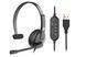Гарнітура ПК моно On-ear 2E CH12 USB, omni-mic, 2м, чорний (2E-CH12MU) [107164], фото 2