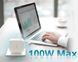 Зарядний пристрій мережевий D-Link 100Вт GaN 3хUSB-С, 1xUSB-A, білий (DCP-101) [111308], фото 7
