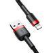 Кабель Baseus Cafule Cable USB For iP 2A 3m Red+Black (CALKLF-R91) [802372], фото 2
