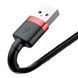 Кабель Baseus Cafule Cable USB For iP 2A 3m Red+Black (CALKLF-R91) [802372], фото 4