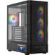 Корпус Modecom VOLCANO AQ400 ARGB MIDI SIDE LCD 6,2&rdquo;, 4x120mm fans BLACK без БЖ ATX (MC-A-AQ400-4FA-B) [405390], фото 1