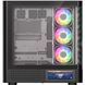 Корпус Modecom VOLCANO AQ400 ARGB MIDI SIDE LCD 6,2&rdquo;, 4x120mm fans BLACK без БЖ ATX (MC-A-AQ400-4FA-B) [405390], фото 5