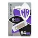 Флеш-накопичувач USB 64GB Hi-Rali Shuttle Series Silver (HI-64GBSHSL) [607138], фото 2