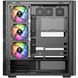 Корпус Modecom VOLCANO AQ400 ARGB MIDI SIDE LCD 6,2&rdquo;, 4x120mm fans BLACK без БЖ ATX (MC-A-AQ400-4FA-B) [405390], фото 4