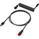 Кабель заряджання/синхронізації HyperX USB-A > USB-C, спіральний, 1.37м, сіро-чорний (6J679AA) [108569], фото 3
