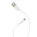 Кабель HOCO X25 USB to Micro 2A, 1m, PVC, PVC connectors, White (6957531080138) [802402], фото 4