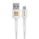 Кабель Luxe Cube Flat USB - micro USB (M/M), 1 м, білий (2231252967010) [603806], фото 1