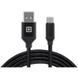 Кабель REAL-EL Premium Fabric USB - USB Type-C (M/M), 2 м, Black (EL123500047) [604047], фото 5