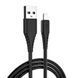 Кабель ColorWay USB - microUSB (M/M) (PVC), 2.4А, 1 м, Black (CW-CBUM025-BK) [618411], фото 1