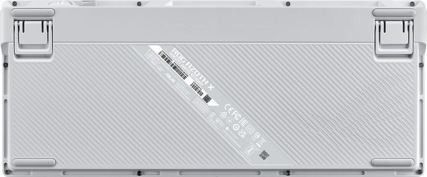 Клавіатура механічна ASUS ROG Azoth X 81key, NX Snow, USB-A/WL/BT, EN, RGB, білий (90MP044F-BKUA30) [110349]
