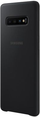 Чохол-накладка Samsung Silicone Cover для Samsung Galaxy S10+ SM-G975 Black (EF-PG975TBEGRU) [600904]