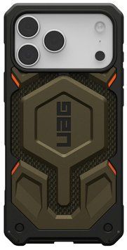 Чохол UAG для iPhone 17 Pro Max, Monarch Pro MagSafe, Kevlar Element Green (11451411397B) [111056]