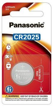 Батарейка Panasonic літієва CR2025 блістер, 1 шт. (CR-2025PT/1B) [115322]