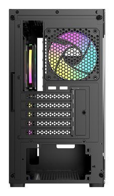 Корпус для комп'ютера MATX W/O PSU GAMMA C52 BK ARGB OCYPUS (GAMMA-C52-BKD300XX-GL) [502872]