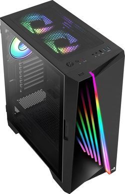 Корпус AeroCool Mirage Black без БЖ (Mirage-G-BK-v2) [619233]