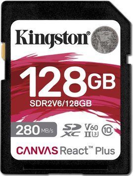 Карта пам'яті Kingston SD 128GB C10 UHS-II U3 R280/W100MB/s (SDR2V6/128GB) [108932]