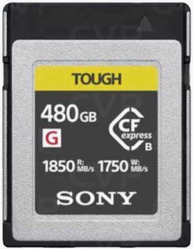 Карта пам'яті Sony CFexpress Type B 480GB R1850/W1750MB/s Tough (CEBG480T.CE7) [109677]