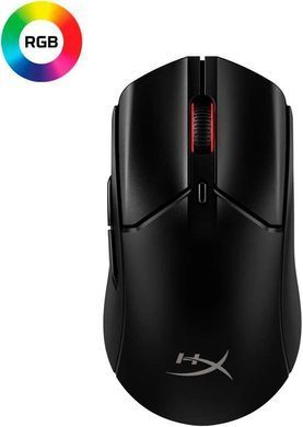 Миша HyperX Pulsefire Haste 2, RGB, USB-A/WL/BT, чорний (6N0B0AA) [104049]