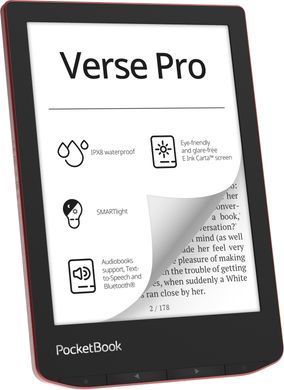 Електронна книжка PocketBook Verse Pro (PB634) Passion Red (PB634-3-CIS) [401514]