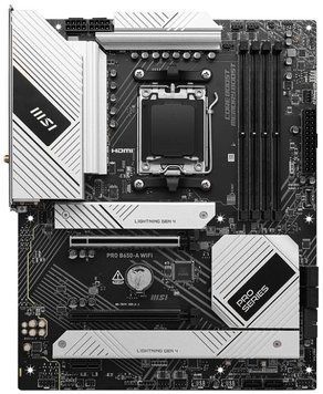 Материнcька плата MSI PRO B650-A WIFI sAM5 B650 4xDDR5 M.2 HDMI DP Wi-Fi BT ATX (911-7D75-013) [109263]