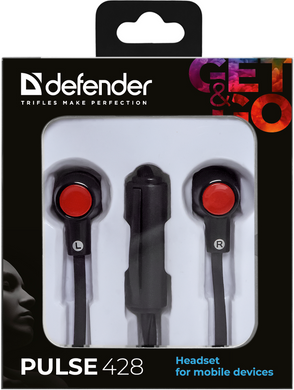 Гарнітура Defender Pulse 428 Black/Red (63428) [201160]