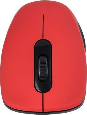 Мишка Modecom MC-WM10S, бездротова, 3кн., 1600dpi, Silent, червона (M-MC-WM10S-500) [401160]