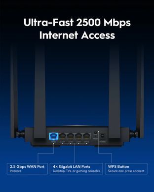 Маршрутизатор Cudy, BE3600 2.5G Wi-Fi 7 Router (WR3600H) [401632]