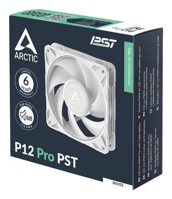 Корпусний вентилятор 120MM P12 PRO PST WHITE ARCTIC (ACFAN00308A) [502222]