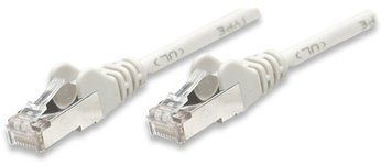Патчкорд FTP Cat.5e ( 2.0м сірий), Intellinet, Біметал, ССА (329903) [403057]