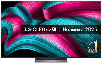 Телевізор 65" LG OLED 4K 120Hz (VRR 144Hz) Smart WebOS Black (OLED65C54LA) [102268]