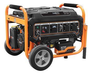 Генератор бензиновий Neo Tools 230В, 2.8/3кВт, електростартер, 45кг (04-730) [105922]