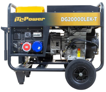 Генератор дизельний ITC Power 18,8/20 Kva (400) 14/15 Kw (230v) 3 фази (DG20000LEK-T) [203989]