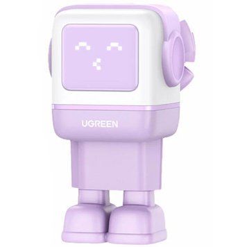 Зарядний пристрій 3xUSB 65W (2xUSB-C+USB-A) Gan Robot tech Fast Charger Фіолетовий CD361 Ugreen (35291) [402182]