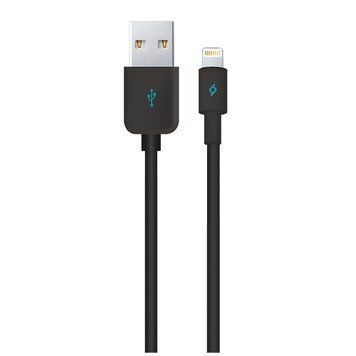 Кабель Ttec USB - Lightning (M/M), 1.2 м, Black (2DKM01S) [603757]