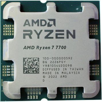 Процесор AMD Ryzen 7 7700 (3.8GHz 32MB 65W AM5) Tray (100-000000592) [608451]