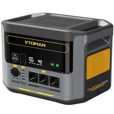 Зарядна станція Vtoman FlashSpeed 1500 PB-58 (1548 Вт/г) + Extra Battery PB-81 1548 Вт/г LiFePo4 (FlashSpeed 1500+Battery) [405146]