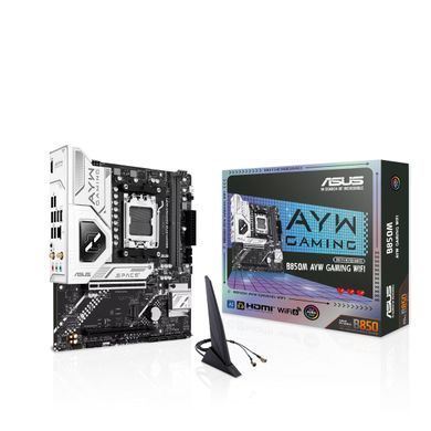 Материнcька плата ASUS B850M AYW GAMING WIFI sAM5 B850 2xDDR5 M.2 HDMI Wi-Fi BT mATX (90MB1LW0-M0EAY0) [113104]